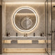 Round Bathroom Mirror with 3 Color Temperature Lights