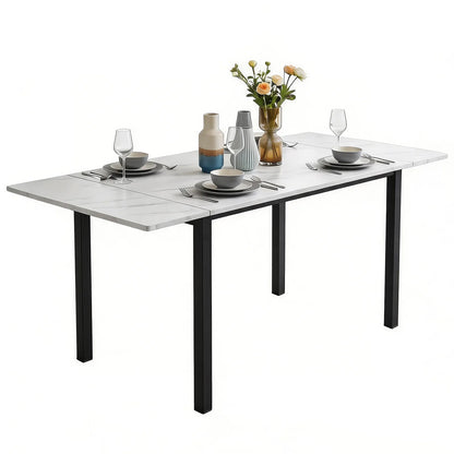 Folding kitchen table for 2–4 people White