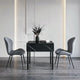 Folding kitchen table for 2–4 people Black