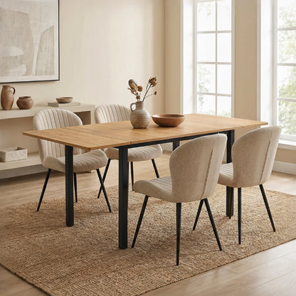 Folding kitchen table for 2–4 people Holzfarbe