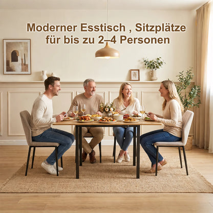 Folding kitchen table for 2–4 people Holzfarbe