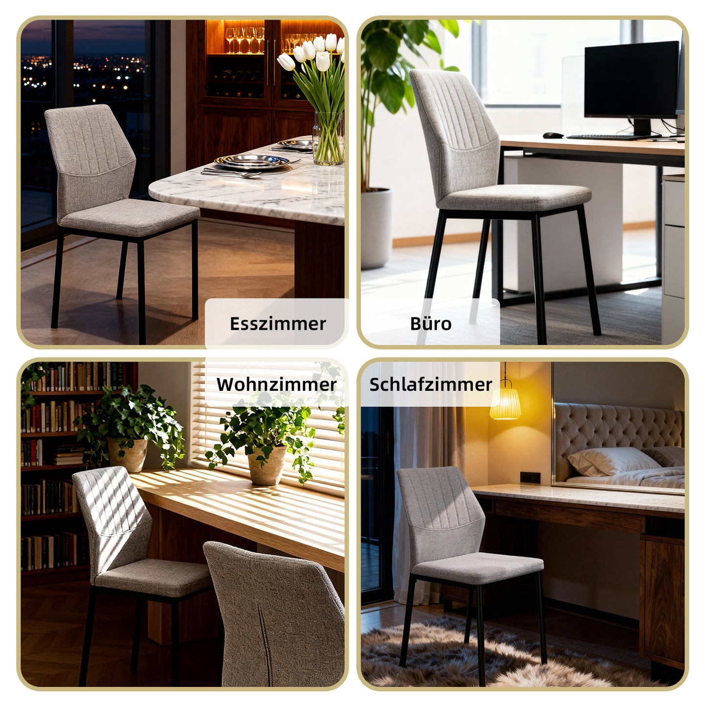Experience lasting comfort and sturdy support with this versatile chair. It features an ergonomic backrest, rust-resistant legs with a 150kg capacity, and easy assembly, making it perfect for any room.