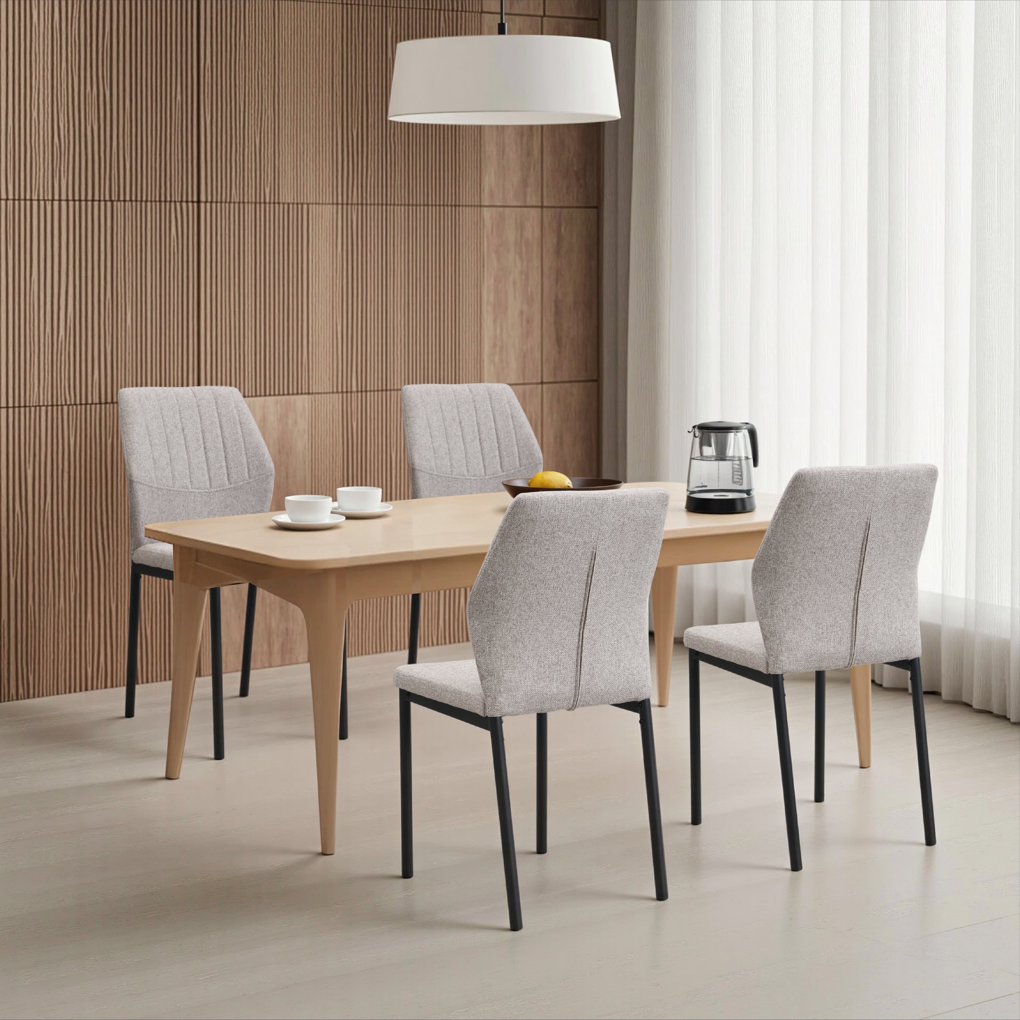 Experience lasting comfort and sturdy support with this versatile chair. It features an ergonomic backrest, rust-resistant legs with a 150kg capacity, and easy assembly, making it perfect for any room.