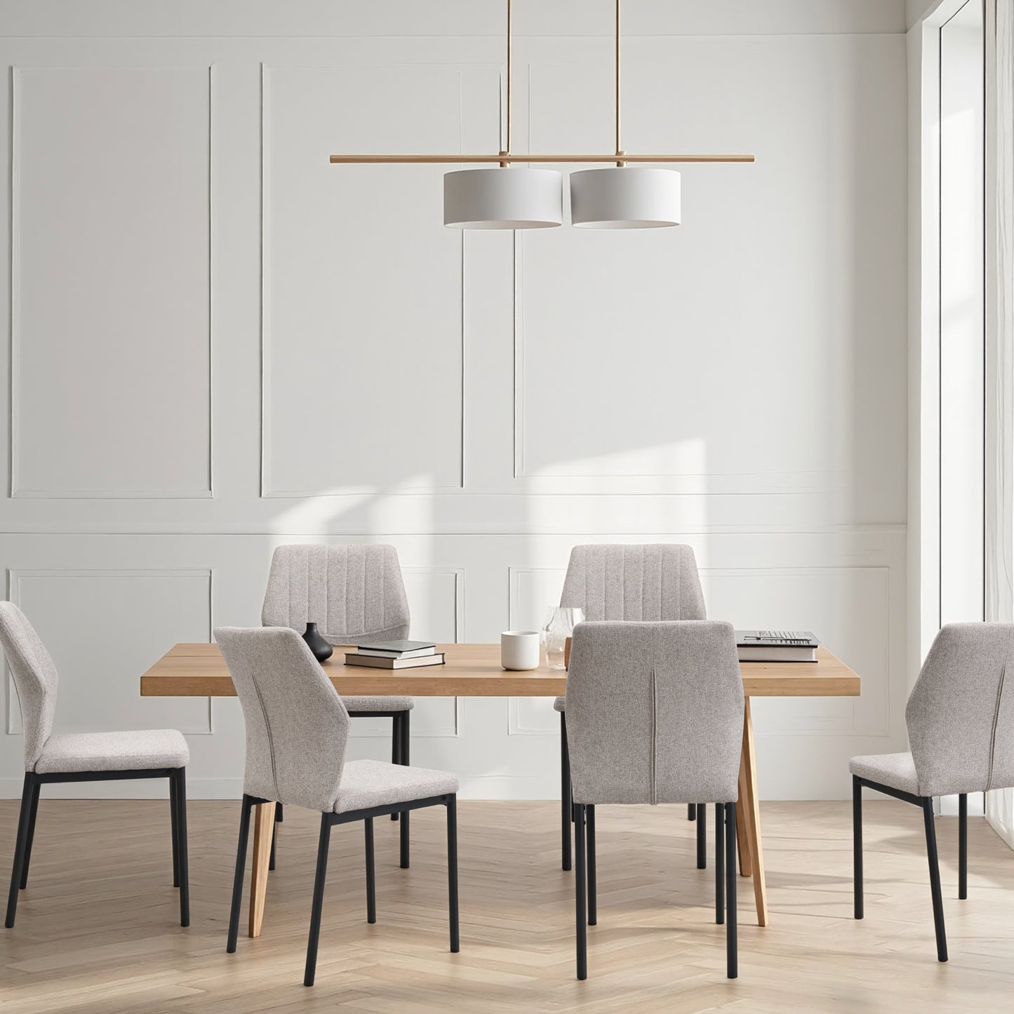 Experience lasting comfort and sturdy support with this versatile chair. It features an ergonomic backrest, rust-resistant legs with a 150kg capacity, and easy assembly, making it perfect for any room.