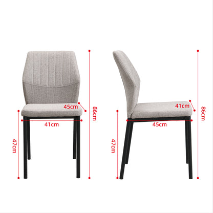 Experience lasting comfort and sturdy support with this versatile chair. It features an ergonomic backrest, rust-resistant legs with a 150kg capacity, and easy assembly, making it perfect for any room.