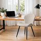 Dining Chairs Set of 2, Modern Dining Room Chairs Comfy Backrest Thick Upholstered Kitchen Chairs with Metal Legs,Beige.