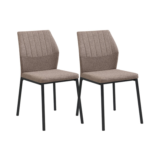 Ergonomic desk chair with contoured backrest and stable metal legs.
Durable dining chair with 150kg weight capacity and rust-resistant frame.