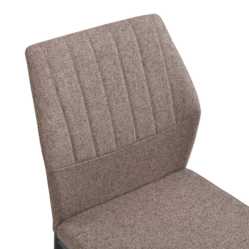 Ergonomic desk chair with contoured backrest and stable metal legs.
Durable dining chair with 150kg weight capacity and rust-resistant frame.