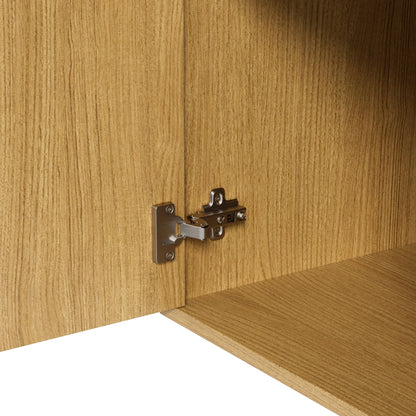 Modern Compact Wardrobe with Mirror, Adjustable Shelves & Hooks, Storage Cabinet for Bedroom